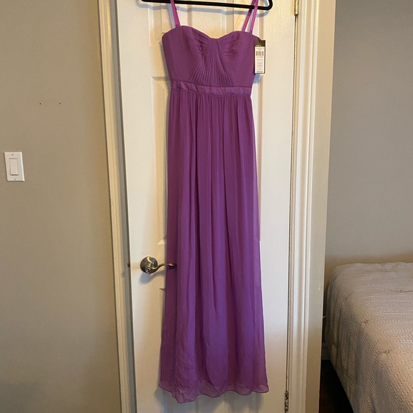 BNWT BCBG strapless gown- size 0 - Picture 2 of 3